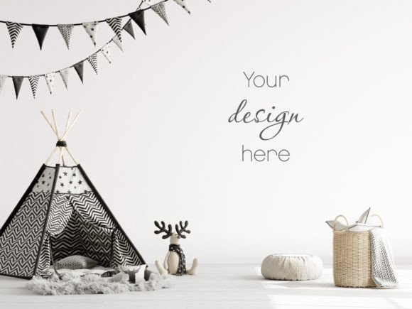 Download Nursery Wall Mockup - Mock Collection