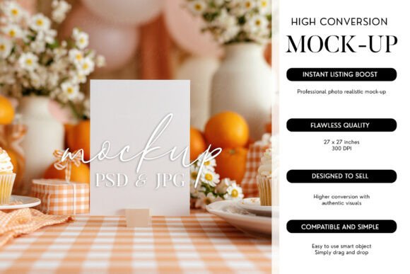 Download 5x7 Invitation Mockup PSD Smart Object - Mock Collection