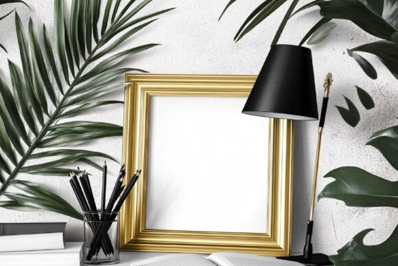 Download Single Blank Frame Mockup Setup - Mock Collection