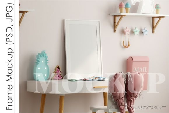 Download Frame Mockup Kids Room, Girl Room Frame - Mock Collection