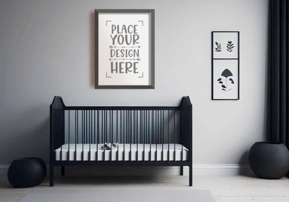 Download Nursery Wall Mockup, Nursery - Mock Collection