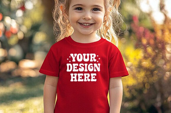 Download Rabbit Skins 3321 Toddler Mockup Red - Mock Collection