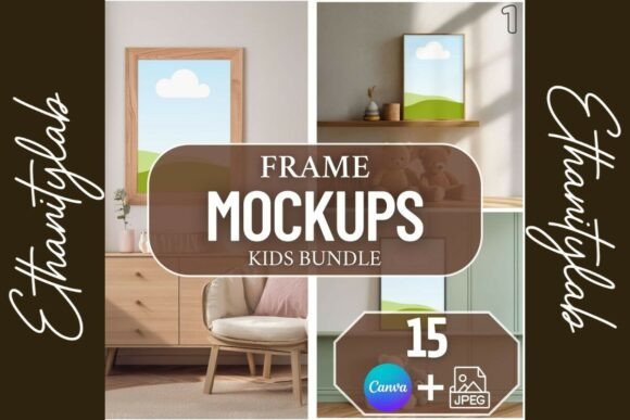 Download Nursery Mockups | Canva &amp; JPEG 15 Pack - Mock Collection