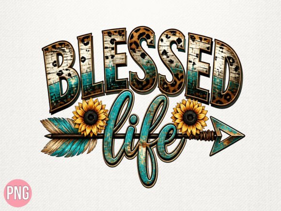 Download Blessed Life Sunflower Arrow PNG Shirt - Sun Collection