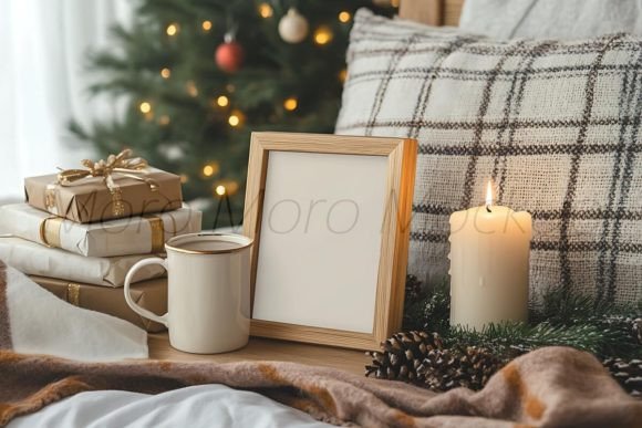 Download Christmas Frame Mockup PNG - Mock Collection
