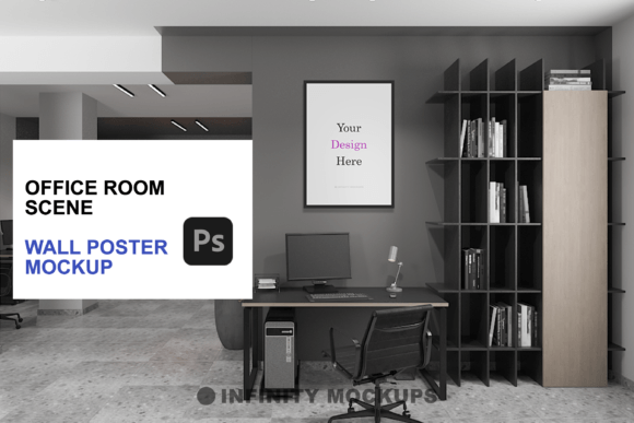 Download Office Room Artwork Mockup - Artwork mockup Collection