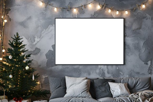 Download Christmas Frame Mockup PDS - Mock Collection
