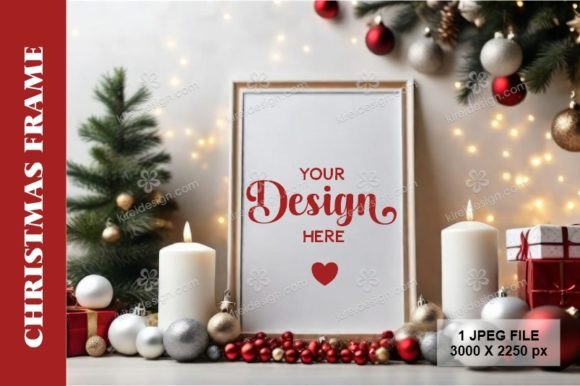 Download Christmas Frame Mockup_04 - Mock Collection