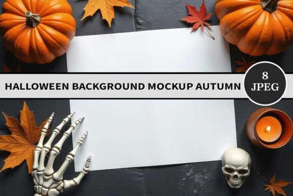Download Halloween Background Mockup Autumn - Mock Collection