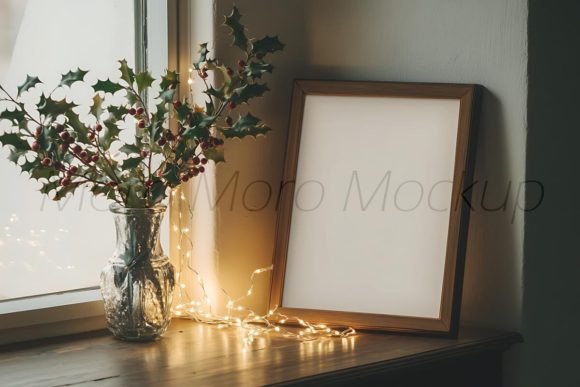 Download Christmas Frame Mockup PNG - Mock Collection