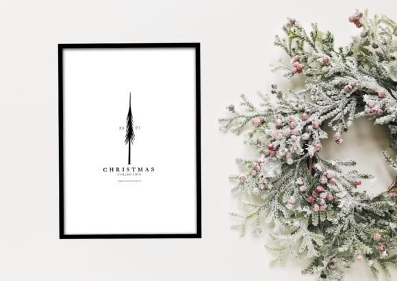 Download Christmas Frame Mockup #1076 - Mock Collection