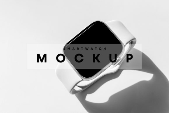 Download IWatch Lies on Floor Mockup - Mock Collection