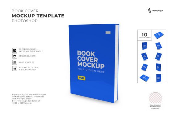 Download Book Cover Mockup Template Bundle - Mock Collection