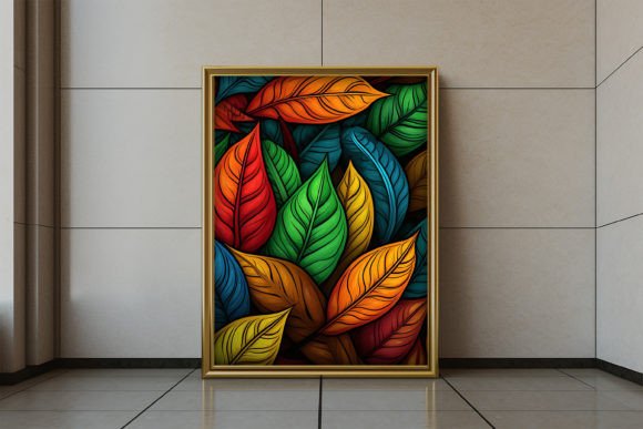 Download Picture Frame Mockup | Gold Border Frame - Mock Collection