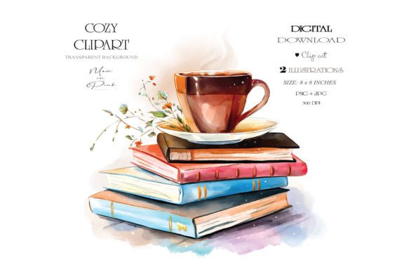 Download Digital Watercolor Coffee Clipart PNG - Water Collection