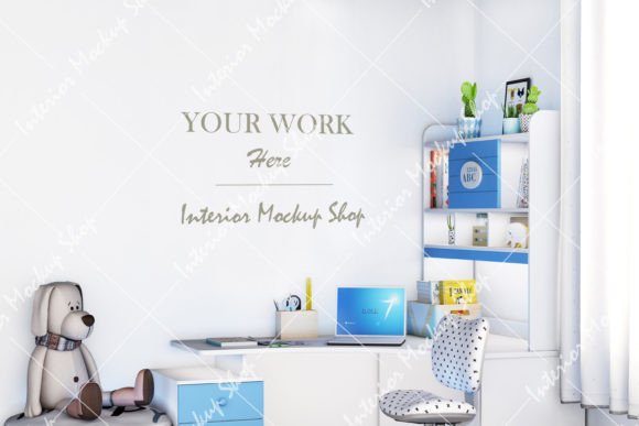 Download Blank Wall Mockup Kids Room, JPG - Mock Collection