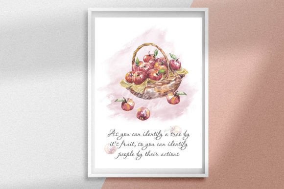 Download Watercolor Wall Art Print Poster Apple - Water Collection