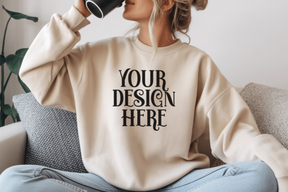 Download Gildan 18000 Sweatshirt Mockups - Mock Collection