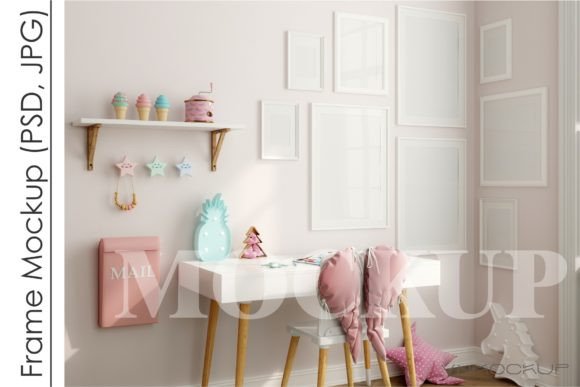 Download Frame Mockup Kids Room, Girl Room Frame - Mock Collection