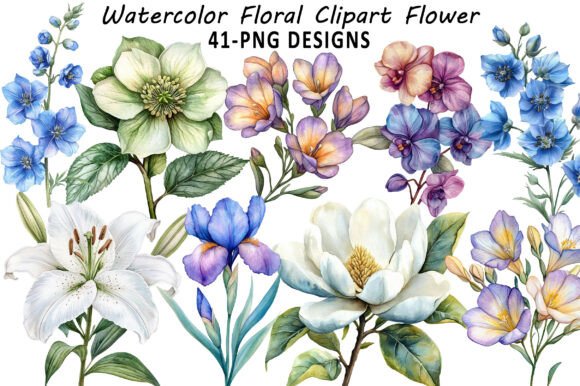 Download Watercolor Floral Clipart Flower - Water Collection