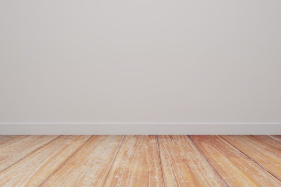 Download White Wall with Wood Floor Mockup - Mock Collection