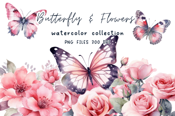 Download Flowers Pink Watercolor Clipart - Water Collection