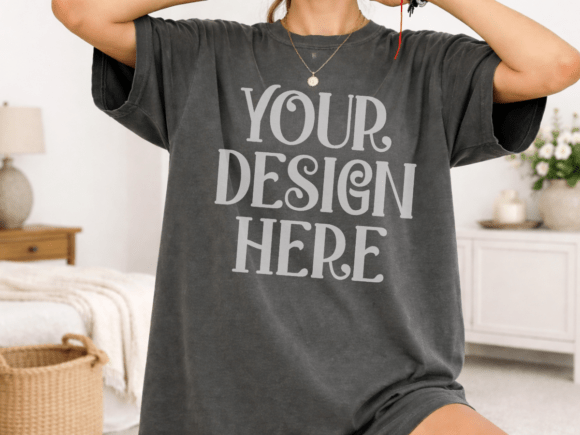 Download Comfort Colors 1717 Oversized Mockup 18 - Mock Collection
