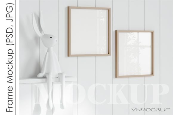 Download Kids Room Frame Mockup, Nursery Frame - Mock Collection