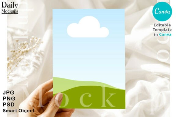 Download 5×7 Luxury Greeting Card Mockup - Mock Collection