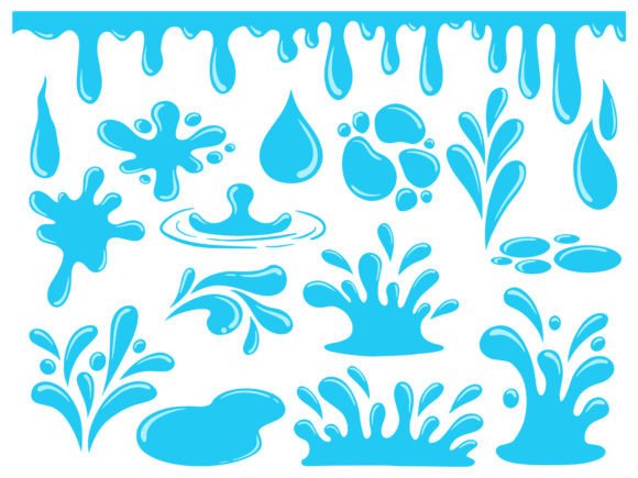 Download Water Splash Element Background - Water Collection