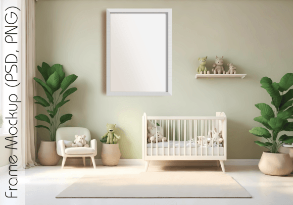 Download Nursery Frame Mockup - Mock Collection