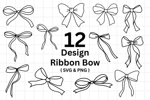 Download Ribbon Bow Svg Bundle Illustration - Illustration Collection