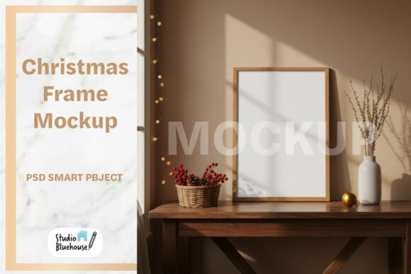 Download Christmas Frame Mockup - Mock Collection