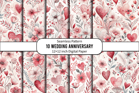 Download Romantic Watercolor Anniversary Style - Water Collection