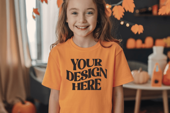 Download Kids Halloween T-Shirt Mockup Kids Shirt - Mock Collection