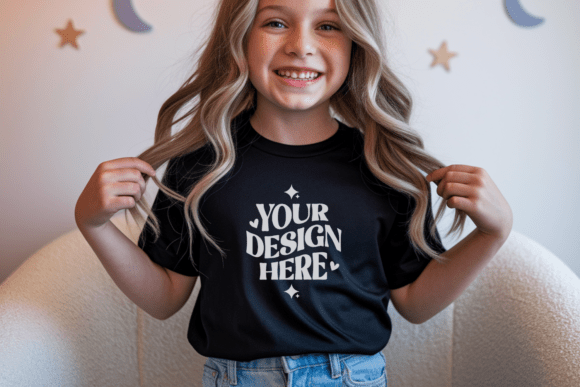 Download Kids Gildan 5000B T-shirt Mockup 36 - Mock Collection