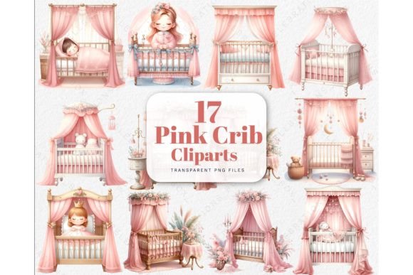 Download Watercolor Baby Newborn Crib PNG Clipart - Water Collection