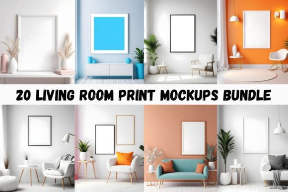 Download Art Print Mockups Bundle - Mock Collection