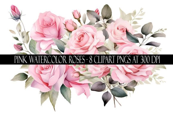 Download Pink Watercolor Rose Clipart - Water Collection