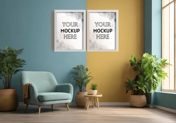 Download Two Artwork Mockup - Artwork mockup Collection
