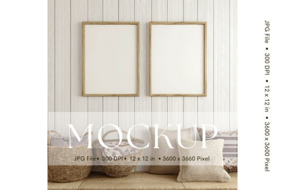 Download Photo Frame Mockup, Room Wallart - Mock Collection