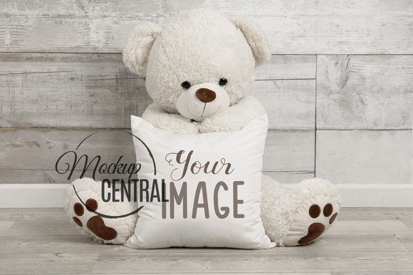 Download Cute Baby Square Mockup Nursery Pillow - Mock Collection