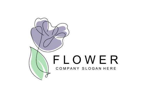 Download Floral Logo Design, Vector Illustration - Illustration Collection