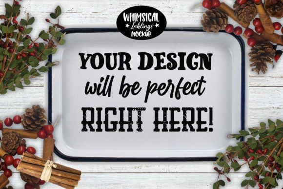 Download Christmas Tray Mockup - Mock Collection