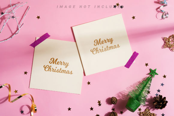 Download Festive Holiday Mockup Cards - Mock Collection