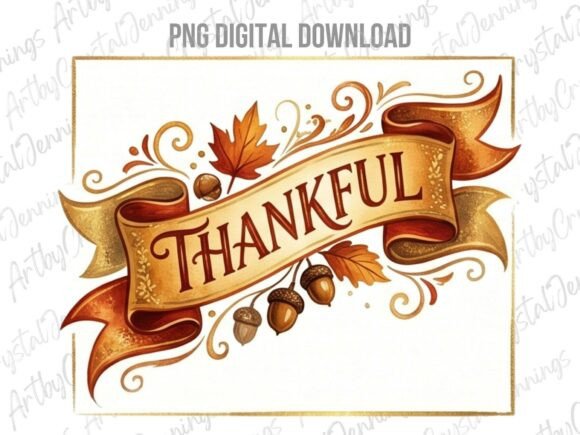 Download Thankful Watercolor Fall Clipart PNG - Water Collection