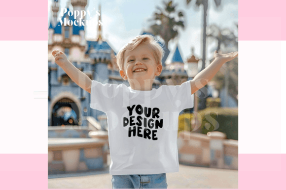 Download Toddler Boy Castle Vacation Mockup 3001T - Mock Collection