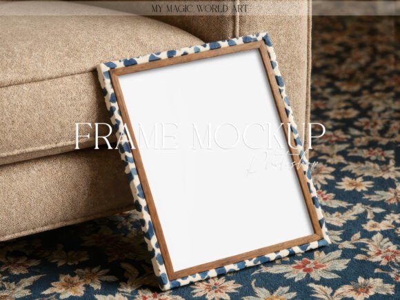Download Boho Frame Mockup PSD with Smart Object - Mock Collection
