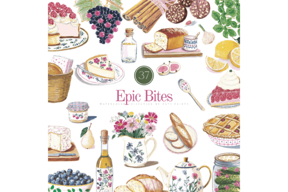 Download Watercolor Food Clipart Set - Water Collection