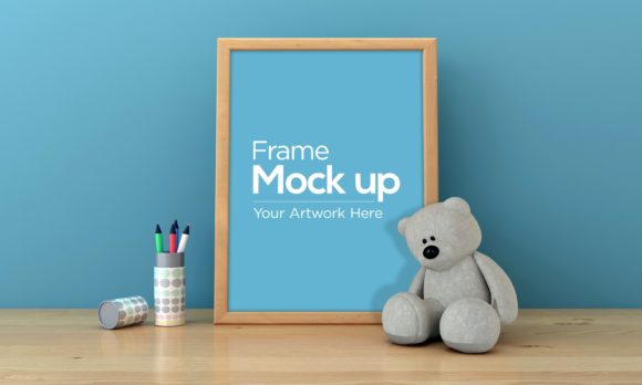 Download Kids Photo Frame Mockup Design - Mock Collection